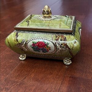 Vintage Harry Vincent Blue Bird Confectionery Tin, Store Your Small Treasures